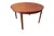 Round Teak Dining Table in Teak with Double Inserts by C.J. Rosengaarden, 1960s For Sale - Image 4 of 16