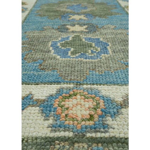 Turkish Turkish Oushak Rug 2'3" x 3'1" #17047 For Sale - Image 3 of 8