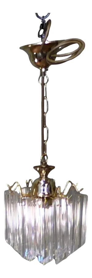 Art Deco Crystal Pendants, France, 1950s, Set of 3