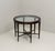 Vintage Glass and Walnut Coffee Table, 1940s, in Flawless conditions. Designed 1920 to 1949