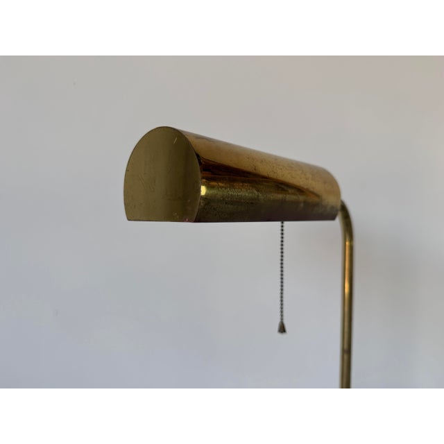 Mid-Century Modern 1970s Mid-Century Modern Koch & Lowy Style Adjustable Brass Floor Lamp For Sale - Image 3 of 12