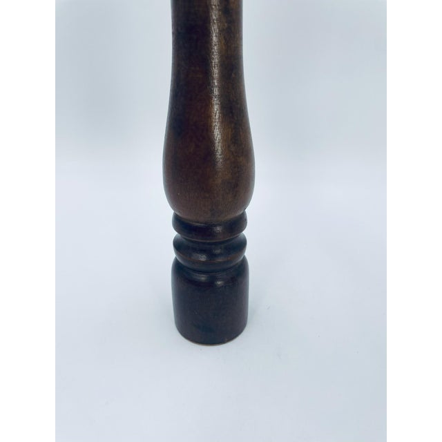 Vintage Wooden Salt and Pepper Mills, 1972, Set of 2 For Sale - Image 4 of 8