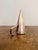 Fine quality antique George III copper measure, having a quality antique original George III copper measure of cone shape...