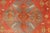 Antique Turkish Oushak Rug With Tribal Medallion Design in Terracotta and Blue 10'0 X 13'8 For Sale In Atlanta - Image 6 of 12