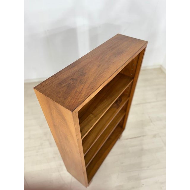 Art Deco Walnut Shelf Bookcase with Compartments, 1928 For Sale - Image 4 of 10
