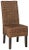 18''H Wicker Dining Chair in Brown - a Pair For Sale - Image 4 of 8