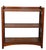 Classic solid oak Arts and Crafts, Mission bookshelf, made by Limberts, circa 1910. The piece features three shelves, and...