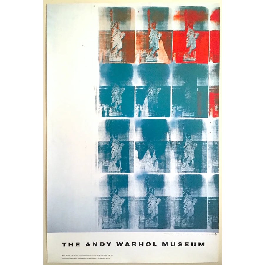 Andy Warhol Foundation Vintage 1993 Lithograph Print XL Monumental