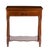 A Delaware Valley single-drawer stand, circa 1810-20, raised on turned legs and joined by a cupid's-bow stretcher shelf....