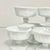Glass 1970s Vintage Americana Arts & Crafts Indiana Glass Grape Milk Glass Champagne Coupes/Sherbet Cups - Set of 8 For Sale - Image 7 of 14