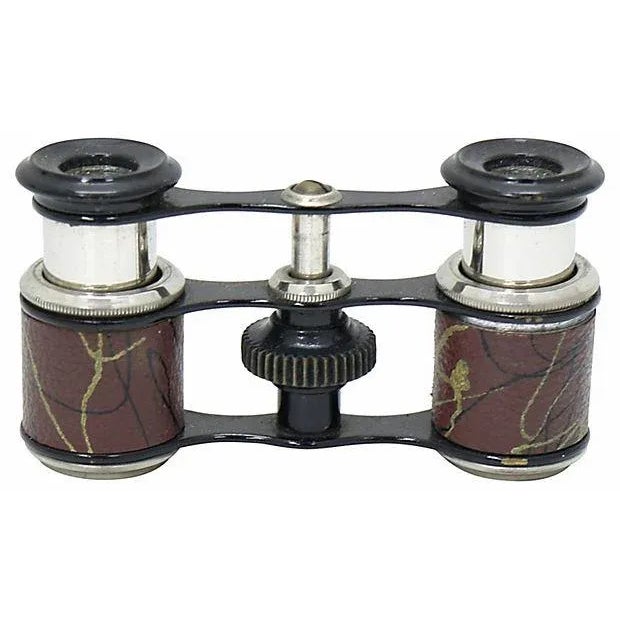 English Antique Marbled Leather Opera Glasses For Sale - Image 3 of 3