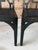 Wood Pair of Guildmaster Black Chinoiserie Cane Dining Side Chairs For Sale - Image 7 of 12