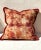 Textile Bespoke Sofa Pillows: Pair New Pillows: Sumptuous Variegated Orange Boucle Velvet With Triple Ply Silk Moss Fringe. 50/50 Down Fill All New For Sale - Image 7 of 12