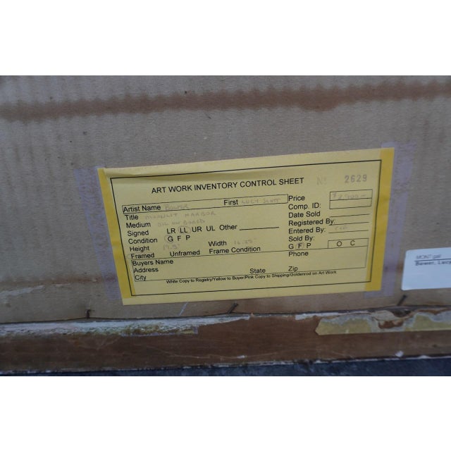 Lucy Scott Bower (1864-1934) Moonlit Harbor Oil on Board For Sale - Image 12 of 13