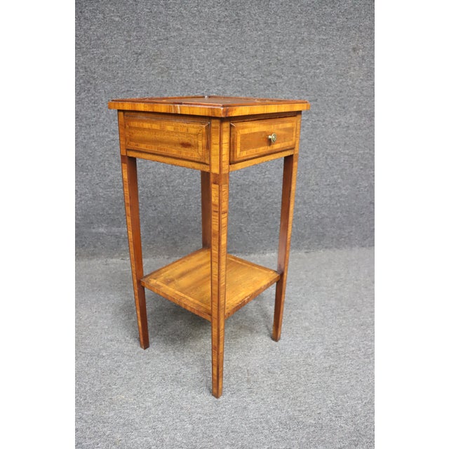 Aimone Mahogany & Satinwood Nightstand For Sale - Image 10 of 10