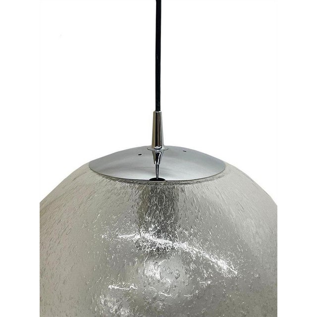 1970s Large Bubble Ball Pendant Lamp from Peill & Putzler, 1970s For Sale - Image 5 of 6