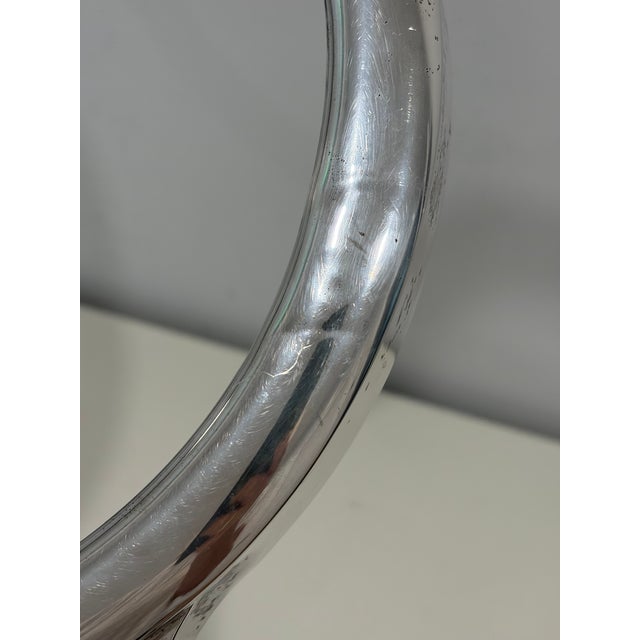 Antique Art Deco Style 800 Silver Round Photograph Footed Frame Jm Werner Berlin For Sale - Image 18 of 18