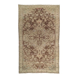 Antique-Worn Persian Faridan Rug - 07'05 X 12'03 For Sale