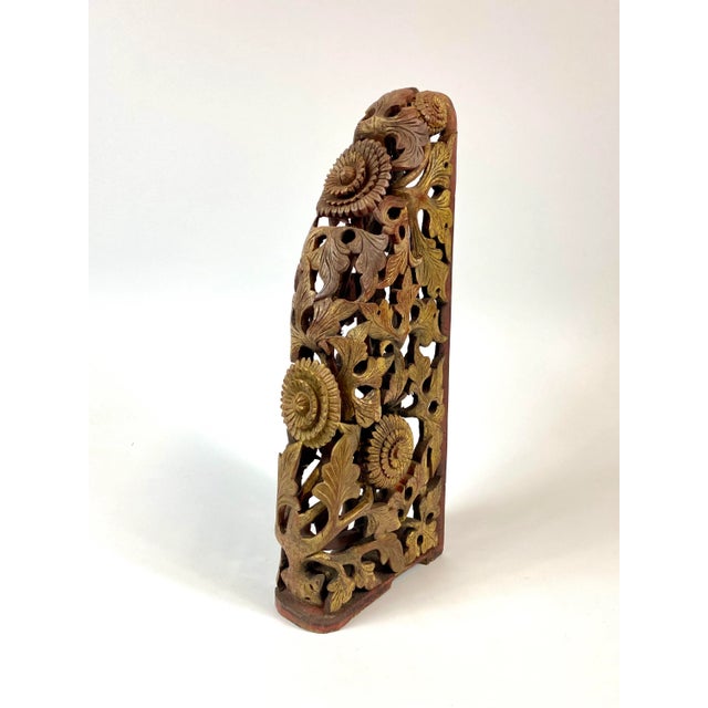 Mid 18th Century Architectural Elements Temple Wooden Carving - a Pair For Sale - Image 4 of 8