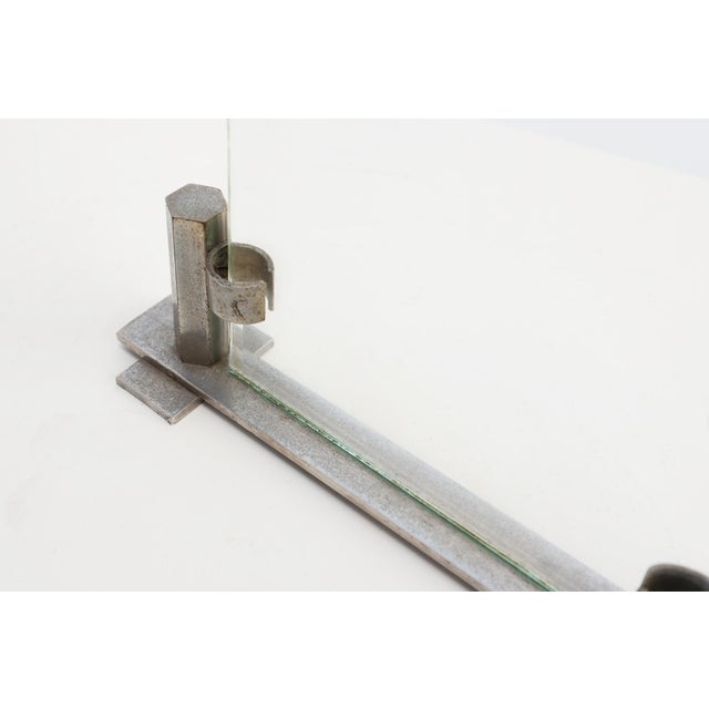 Modern Chrome-Steel and Glass Photo Frame Stand, 1920 For Sale - Image 6 of 11