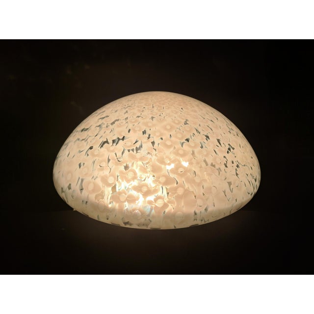 Vintage Murano Glass Ceiling Lamp from Manifattura Di Murano, 1980s For Sale - Image 9 of 9