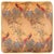 Shabby Chic Chinese Nature-Sceen Italian Velvet Upholstered Ottoman For Sale - Image 3 of 9