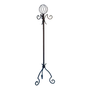 Late 20th Century Wrought Iron Hat & Coat Rack