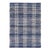 Dash & Albert by Annie Selke Denim Plaid Woven Cotton Rug, 9' 6" x 13' 6" For Sale