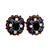Crafted in 14k yellow gold, these clip-on earrings are a striking addition to any collection. Featuring 4.00 carats blue...