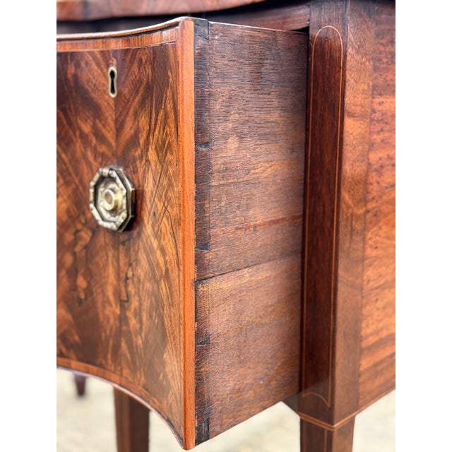 Antique George III Mahogany Sheraton Sideboard, 1790 For Sale - Image 3 of 9
