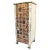Antique original medicine cabinet or apothecary. Numerous pull out storage drawers with beautiful crackled painted finish...