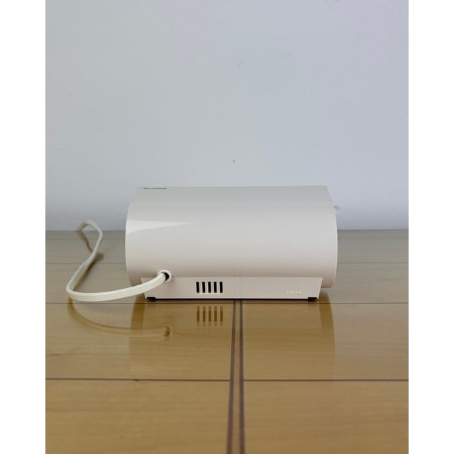 White Vintage Space Age White #451 Digital Clock Roll from Sankyo, Japan, 1970s For Sale - Image 8 of 12