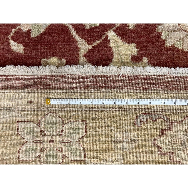 Boho Chic Sultanabad Design Afghan Hand‑Knotted Wool Rug – 6′2″ × 7′8″ For Sale - Image 10 of 10