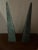 Pair of 1980s Sculptured Marble Pillars For Sale - Image 4 of 5