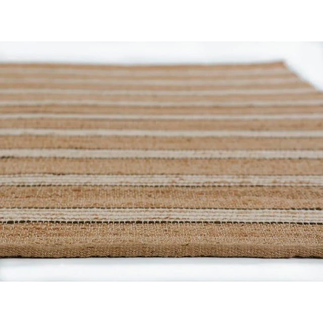 Erin Gates by Momeni Chestnut Stripe Brown Hand Woven Wool Area Rug 3'6" X 5'6" For Sale - Image 4 of 8