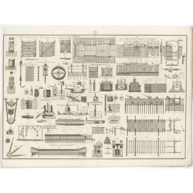 Antique Civil Engineering & Construction Engravings, Set of 3, c.1800 This set of three large-format engravings presents...