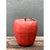 Vintage Monumental Red Painted Plaster Apple For Sale - Image 4 of 12