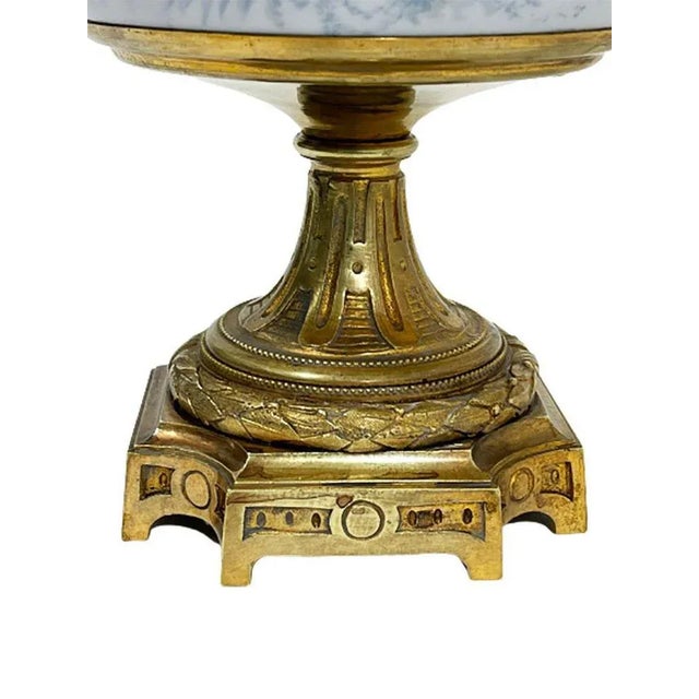 Bronze and Porcelain Jardiniere For Sale - Image 4 of 10