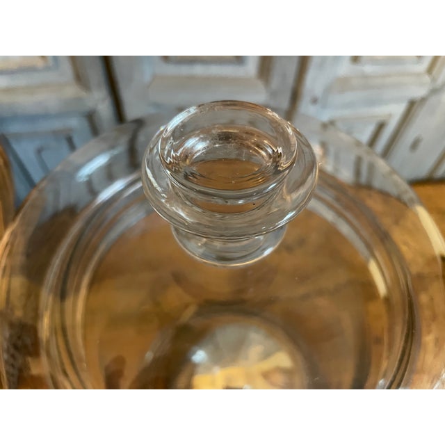 Glass Antique French Candy Jars, 1800s, Set of 3 For Sale - Image 7 of 16