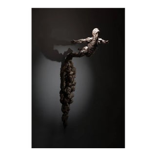 Ian Edwards - Born within Fire - Wall Mounted Signed Bronze Sculpure 2017 For Sale