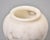 Medium White Alabaster Pot Vase With Gray Streaks For Sale In Detroit - Image 6 of 10