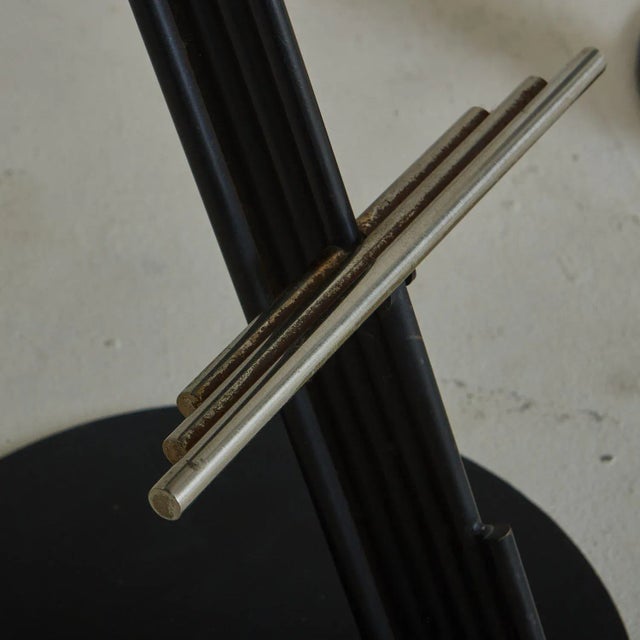 1980s Pair of Brutalist Cantilever Stools by Curtis Jere For Sale - Image 5 of 8