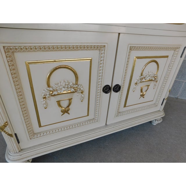 French Antique Mahogany French Louis XVI Style Tall Chest Late 19th Century For Sale - Image 3 of 17