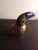 Metal 1970s Sergio Bustamante Style Tonala Brass & Ceramic Toucan Figurine For Sale - Image 7 of 7