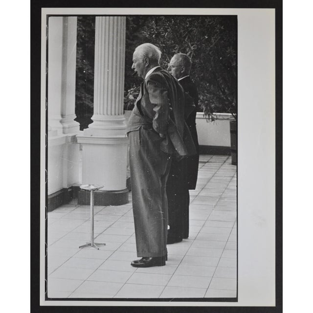 Theodor Heuss by Rolf Gillhausen, 1950s For Sale