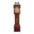 Early 20th Century Mahogany Two Weight Herschede Tall Case Grandfather Clock For Sale