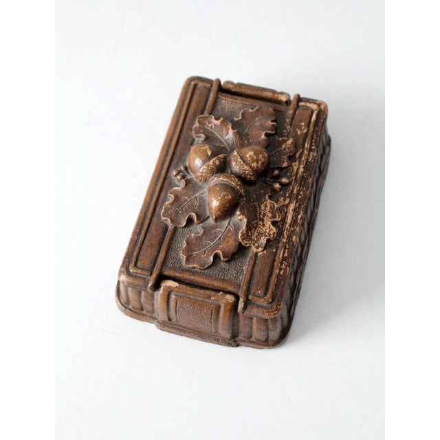 Vintage Syroco Wood Box For Sale - Image 9 of 11