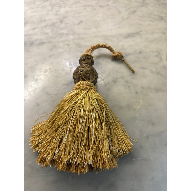 Elevate your antique casegoods with this magnificent 13” oversized vintage key tassel. Brings old world character and...