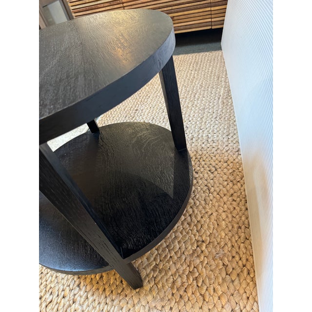 Design Plus Gallery presents the Clairemont Side Table from Crate & Barrel. The table has a round profile, airy two-tiered...