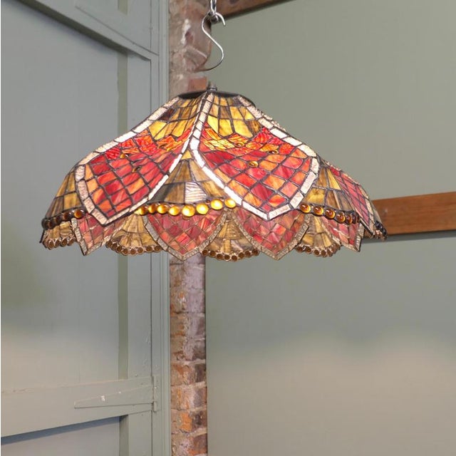 Mid-Century Modern Arts and Crafts Lampshade, 1960 For Sale - Image 6 of 8